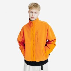 Dwustronna bluza polarowa męska Lifetech. Brązowe bluzy męskie Decathlon, l, bez wzorów, z materiału, bez kaptura. Za 379.99 zł.