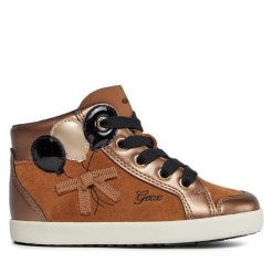Sneakersy Geox. Niebieskie trampki i tenisówki chłopięce Geox, bez wzorów, bez zapięcia. Za 149.99 zł.