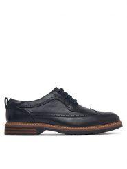 Clarks Półbuty Aldwin2 Limit 26320108 Granatowy. Niebieskie półbuty na co dzień męskie Clarks, ze skóry, bez zapięcia. Za 479.99 zł.