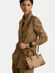 LAUREN RALPH LAUREN Torebka 431P18429002 Beżowy. Brązowe torebki do ręki damskie Lauren Ralph Lauren, bez wzorów, z materiału, bez dodatków. Za 1,499.00 zł.