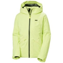 Damska kurtka narciarska Helly Hansen Courchevel. Zielone kurtki snowboardowe damskie Helly Hansen, xl, bez wzorów, z poliamidu, narciarskie, primaloft. Za 1,381.50 zł.