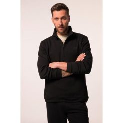 Męski Półgolf Belly Fit fitness zamek wszywane kieszenie do rozm. 7 XL. Czarne bluzy męskie JAY-PI, m, bez wzorów, z bawełny, bez kaptura. Za 343.99 zł.
