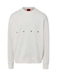 HUGO Bluza Mężczyźni Bawełna (100%) biały, XXL. Białe bluzy męskie Hugo, m, bez wzorów, z bawełny, bez kaptura. Za 629.95 zł.