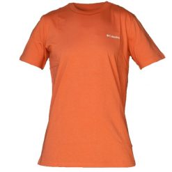 T-shirt sportowy z krótkim rękawem męski Rapid Ridge Back Graphic Tee II. Brązowe t-shirty męskie Columbia, l, bez wzorów, z bawełny, sportowe, bez kołnierzyka. Za 99.99 zł.