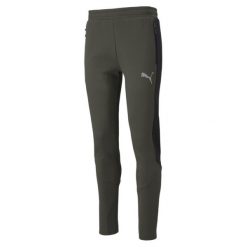 Puma Spodnie Evostripe 84740470. Zielone spodnie sportowe męskie Puma, s, bez wzorów, z materiału, na fitness i siłownię. Za 243.70 zł.