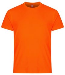 Clique Basic Active-T Koszulka męska 100% poliester UV/50 – Visibility Orange. Brązowe koszulki sportowe męskie CLIQUE, m, bez wzorów, z dzianiny, bez kołnierzyka, bez ramiączek. Za 86.65 zł.