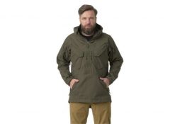 Kurtka męska Helikon-Tex Anorak Pilgrim. Zielone kurtki męskie HELIKON-TEX, m, bez wzorów, z bawełny, bez kaptura. Za 505.99 zł.