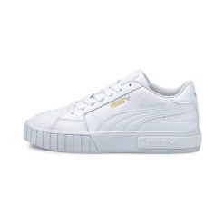 Buty do chodzenia damskie Puma CALI STAR. Białe obuwie sportowe damskie Puma, bez wzorów, z materiału, trekkingowe. Za 426.00 zł.