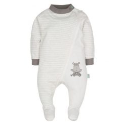 G-Mini Śpioszki Chłopięce Hipopotam, 80, Beżowe/Brązowe. Śpioszki niemowlęce marki Pollena Savona. Za 55.00 zł.