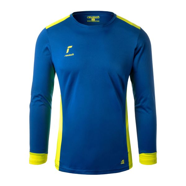 Longsleeve bramkarski Reusch Match Longsleeve Padded. Niebieskie bluzy męskie Reusch, l, bez wzorów, bez kaptura. Za 109.99 zł.