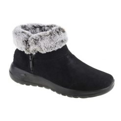 Buty do chodzenia damskie Skechers ON The GO Joy Savvy. Czarne obuwie sportowe damskie Skechers, bez wzorów, z materiału, trekkingowe, Skechers Sport. Za 289.99 zł.