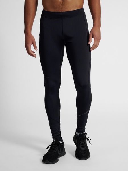 Legginsy Newline Race. Czarne legginsy sportowe męskie Newline, m, bez wzorów, z materiału, na fitness i siłownię. Za 307.85 zł.