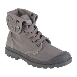 Buty Palladium Baggy 92353-066-M szare. Szare obuwie sportowe damskie bez wzorów, z gumy. Za 595.58 zł.