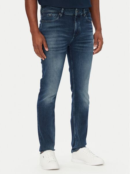 BOSS Jeansy C-Delaware 50564359 Granatowy Slim Fit. Niebieskie jeansy męskie Boss. Za 683.99 zł.
