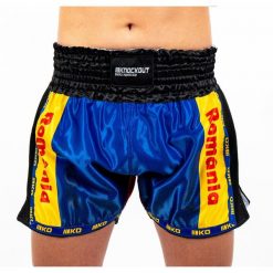 Krótkie KickBox Knockout Rumunia. Krótkie spodenki sportowe męskie KNOCKOUT, bez wzorów. Za 151.79 zł.