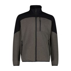 Bluza rozpinana CMP. Szare bluzy męskie CMP, bez wzorów, bez kaptura. Za 262.00 zł.