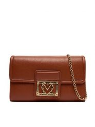 LOVE MOSCHINO Torebka JC4093PP1NLI0312 Brązowy. Brązowe torebki do ręki damskie Love Moschino, bez wzorów, ze skóry, wizytowe, bez dodatków. Za 449.99 zł.