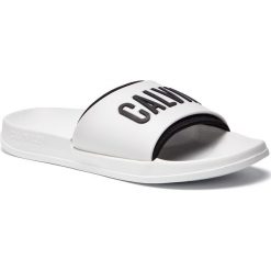 Klapki CALVIN KLEIN - Slide KW0KW00779 White/Black. Klapki damskie marki Calvin Klein. Za 129.00 zł.