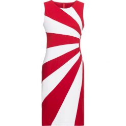 Sukienka bonprix czerwono-biały. Sukienki damskie marki bonprix. Za 89.99 zł.