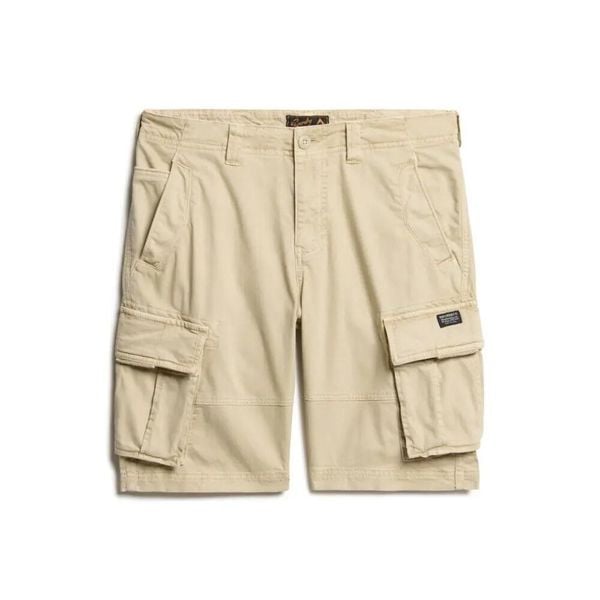 Spodenki cargo Superdry Core. Brązowe szorty męskie Superdry., s, bez wzorów, z materiału, klasyczne. Za 279.70 zł.