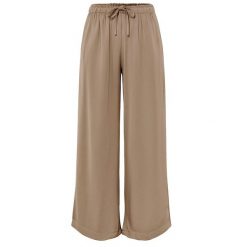 Spodnie Deha Satin Palazzo Pants Damskie. Brązowe spodnie materiałowe damskie Deha, s, bez wzorów, z materiału. Za 434.99 zł.
