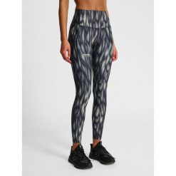 Damskie legginsy Hummel AOP Hiit Intensity. Szare legginsy damskie Hummel, bez wzorów, na fitness i siłownię. Za 300.50 zł.