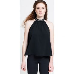 Review - Top. Czarne topy damskie Review, z poliesteru, bez rękawów. W wyprzedaży za 39.90 zł.