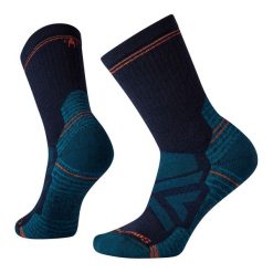 Skarpety Trekkingowe Damskie Smartwool Hike Full Cushion Crew Socks. Niebieskie skarpety damskie Smartwool, bez wzorów, z wełny. Za 98.99 zł.