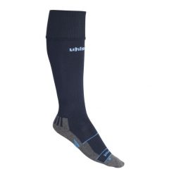 Skarpetki Uhlsport Team Pro Player. Niebieskie legginsy sportowe męskie Uhlsport, bez wzorów, z tkaniny, do piłki nożnej. Za 107.50 zł.