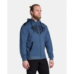 Męska bluza z kapturem Kilpi ADELAN-M. Niebieskie bluzy męskie Kilpi, m, bez wzorów, z kapturem. Za 189.67 zł.