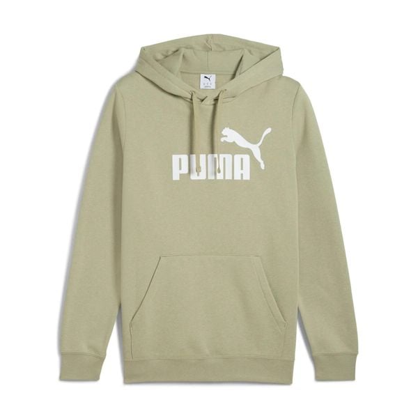 Bluza męska Puma ESS No.1 Logo z kapturem. Zielone bluzy męskie Puma, m, bez wzorów, z bawełny, z kapturem. Za 168.99 zł.