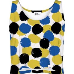 Colour Pleasure Koszulka damska CP-035 4 żółto-niebieska r. M-L. T-shirty damskie Colour Pleasure. Za 64.14 zł.