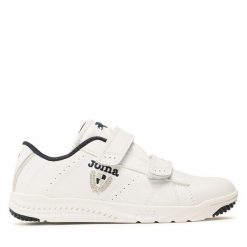 Sneakersy Joma. Białe półbuty chłopięce Joma, bez wzorów, bez zapięcia. Za 99.99 zł.