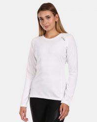 Damska koszulka techniczna Kilpi SPOLETO-W. Białe t-shirty damskie Kilpi, s, bez wzorów, z materiału, klasyczne, bez kołnierzyka. Za 112.21 zł.