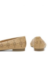 Lasocki Baleriny RST-KAJA-27 Brązowy. Brązowe baleriny damskie Lasocki, bez wzorów, ze skóry, bez obcasa. Za 169.99 zł.