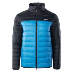 Kurtka męska pikowana Hi-Tec Montano - niebieska, Rozmiar M. Niebieskie buty sportowe męskie Hi-tec, na zimę, m, bez wzorów, sportowe, bez kaptura. Za 194.99 zł.