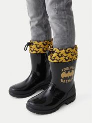 Batman Kalosze CEO-NJ-AW26-106WBBAT Czarny. Czarne kalosze chłopięce batman, bez wzorów. Za 69.99 zł.