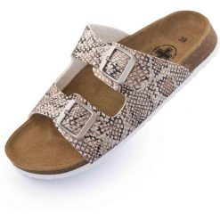 Glemo MEDI LINE Mediline Arco Snake Srebrne Kapcie Damskie — 41. Szare kapcie damskie GLOMEX, bez wzorów. Za 243.99 zł.