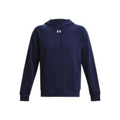 Bluza sportowa męska Under Armour Rival Fleece. Białe bluzy męskie Under Armour, m, bez wzorów, z bawełny, z kapturem. Za 281.91 zł.