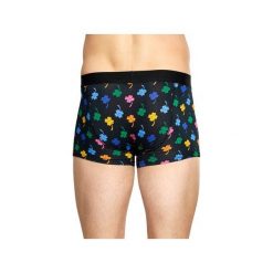 Bielizna męska Happy Socks - Big Luck Trunk (BLU87-9000). Szara bokserki męskie Happy Socks, z materiału. Za 79.90 zł.