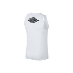 Koszulka męska nike air jordan breathe ultimate flight jersey white. Białe koszulki sportowe męskie Nike, m, bez wzorów, z jersey, bez kołnierzyka, bez ramiączek, do koszykówki. Za 239.00 zł.