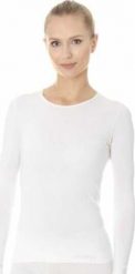 Brubeck LS00900A Koszulka damska z długim rękawem COMFORT COTTON biały L. Białe t-shirty damskie Brubeck, l, bez wzorów, bez kołnierzyka. Za 110.87 zł.