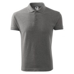 Męska Koszulka Polo Pique. Szare koszulki polo męskie ALDER, m, bez wzorów, bez ramiączek. Za 86.99 zł.