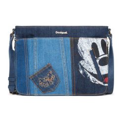 Desigual Torebka Damska Exotic Mickey Baqueira, Ciemnoniebieska. Szare torebki do ręki damskie Desigual. Za 299.00 zł.