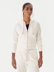 Juicy Couture Bluza Madison JCWAS225306 Beżowy Slim Fit. Brązowe bluzy damskie Juicy Couture, m, bez wzorów, z syntetyku, bez kaptura. Za 439.99 zł.