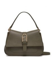 Furla Torebka Flow M Top Handle WB00996-BX2045-2810S-1007 Zielony. Zielone torebki do ręki damskie Furla, bez wzorów, ze skóry, bez dodatków. Za 1,599.00 zł.