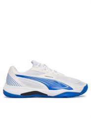 Puma Buty halowe Solarflash III 107850 07 Biały. Białe buty sportowe męskie Puma, ze skóry, bez zapięcia. Za 299.99 zł.