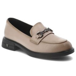 Mokasyny damskie Vinceza, skóra naturalna wsuwany fason klasyczne loafersy metalowa ozdoba niski stabilny obcas grubsza podeszwa, beżowe, 39991. Brązowe mokasyny damskie VINCEZA, ze skóry, klasyczne. Za 159.00 zł.