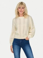 ONLY Sweter Rubina 15317515 Beżowy Regular Fit. Brązowe swetry damskie Only, xl, bez wzorów, z syntetyku, bez kołnierzyka, bez ramiączek, bez kaptura. Za 159.99 zł.