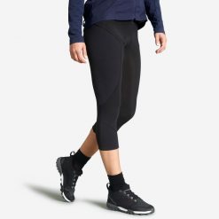 Spodenki 3/4 rowerowe MTB damskie Rockrider. Czarne obuwie sportowe damskie ROCKRIDER, m, bez wzorów, z materiału, sportowe, rowerowe. Za 179.99 zł.